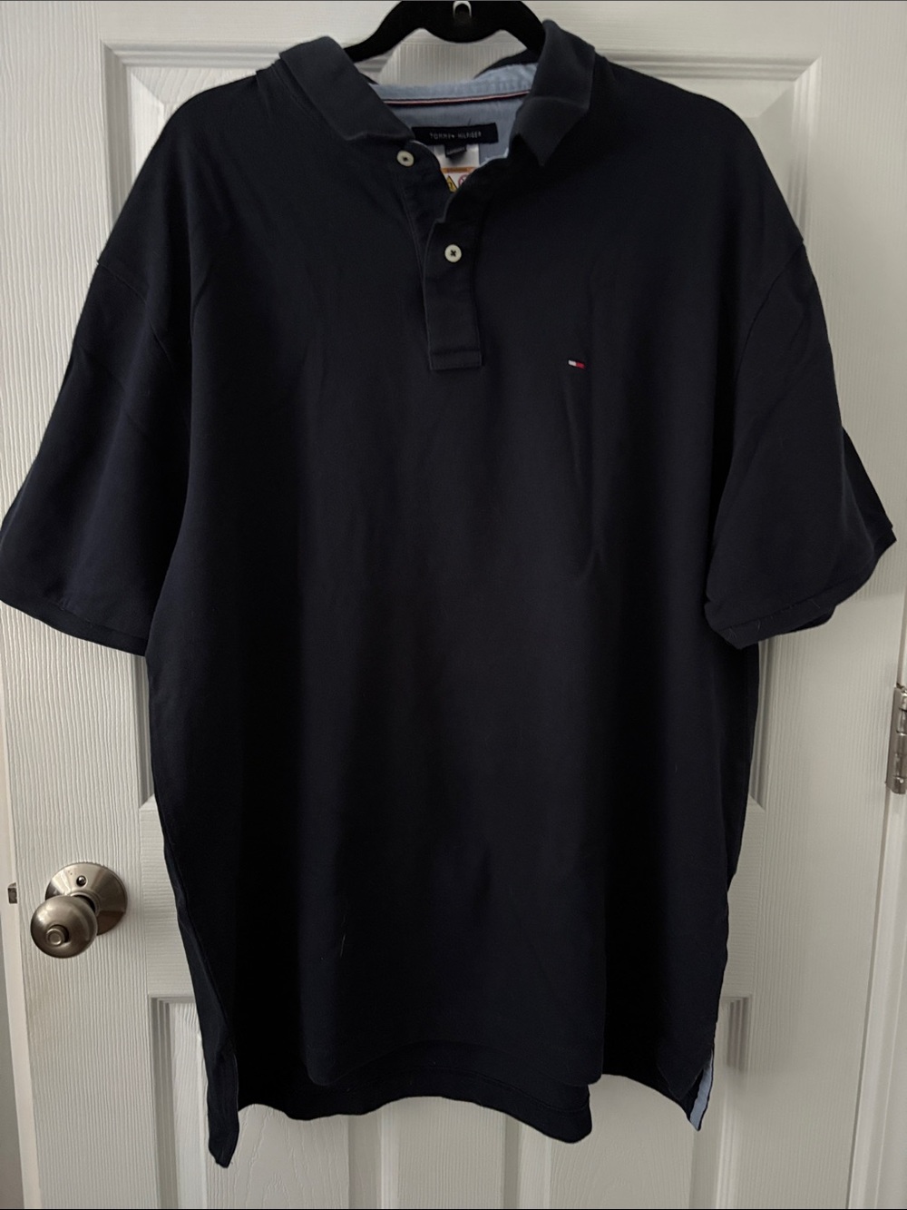Tommy Hilfiger Men's Navy Polo with Subtle Logo XXL